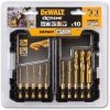 Tytanowe wiertła do metalu i drewna DEWALT DT50050 zestaw 10 sztuk 